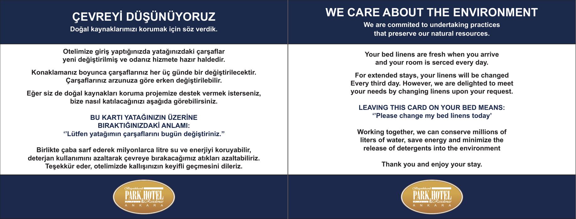 Türkçe Bilgilendirme
